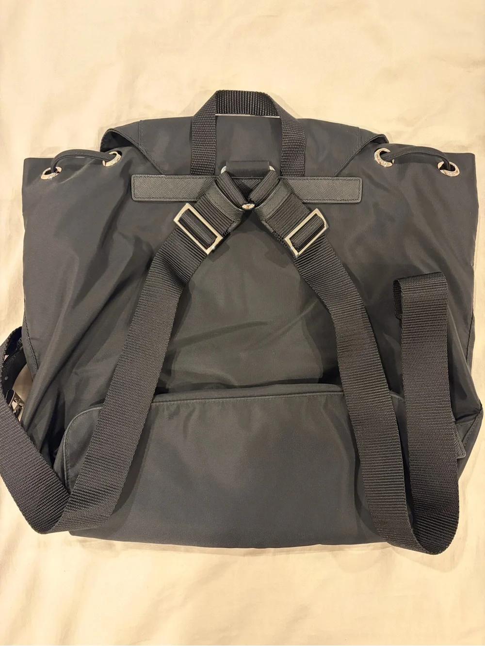 Prada Medium Backpack in Black